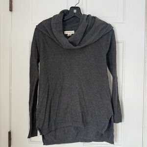 if it were me Charcoal Cowl Neck Sweater